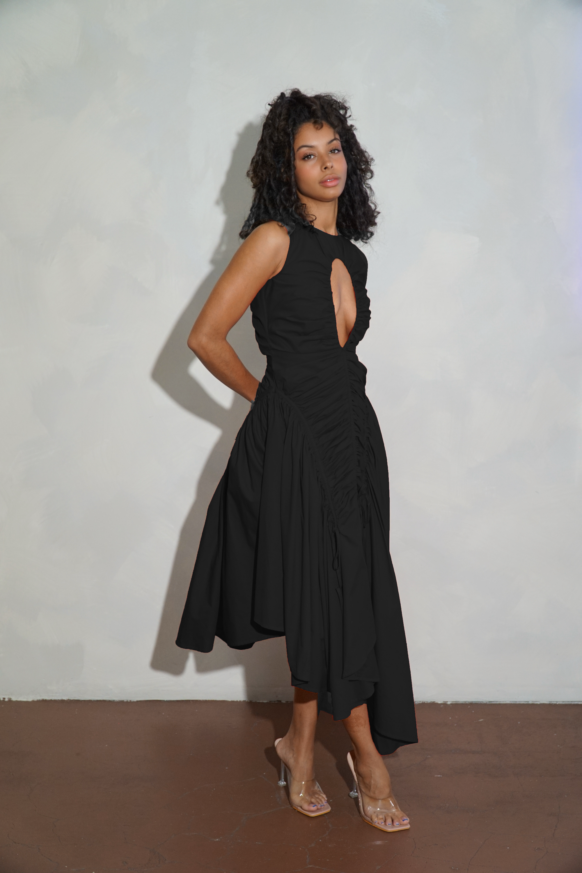 BELLEVUE DRESS BLACK 1389woodliff BELLEVUE DRESS BLACK 1389woodliff