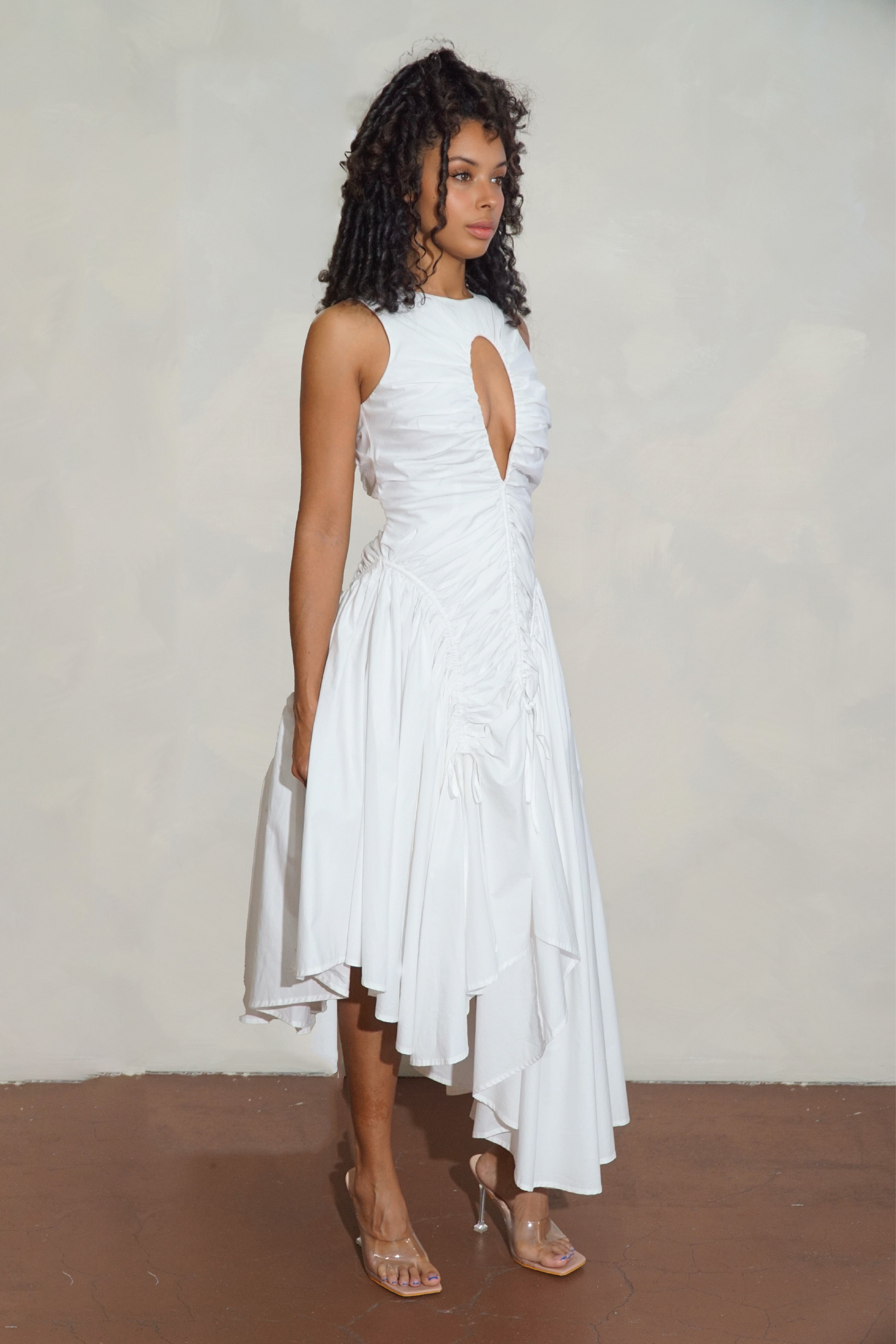 BELLEVUE DRESS WHITE – 1389woodliff